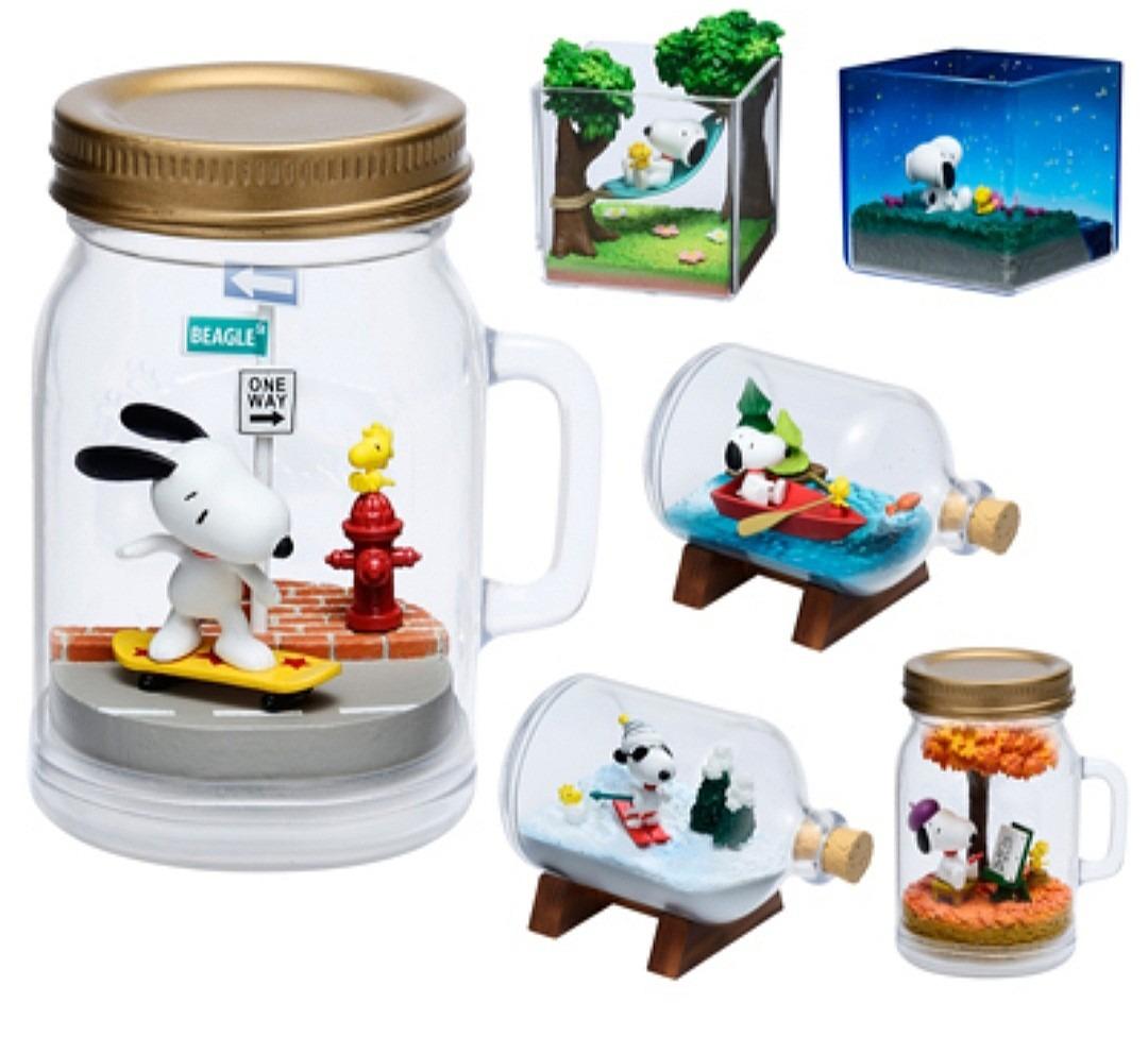 SNOOPY's Terrarium LIFE in the USA 6種セット ピーナッツ ～SNOOPY`s