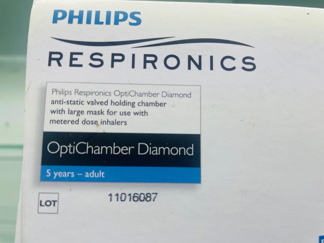Respironics Philips (Category: Medical Supplies & Tools) located in Makati City. Submitted by tomypom (Listing ID 1190675016, Image 2). Description: Lowest in the market!!! 1,999 pesos only!!! Philips respironics optichamber diamond Brand new and limited sotck only. For a very affordable price of only 1999 OptiChamber allows more respirable medication to be delivered to the patient. The anti-static material allows the aerosol to be suspended long