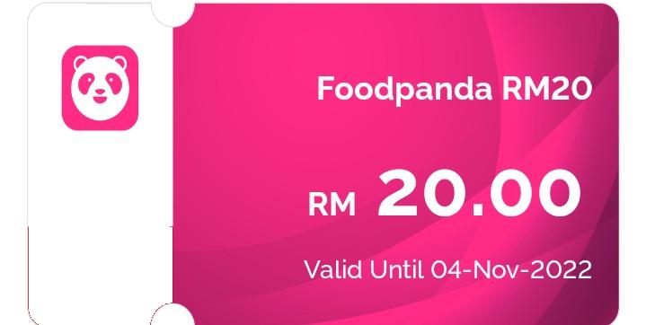 RM 20 Food Panda E-voucher (Please Read Term & Condition ...