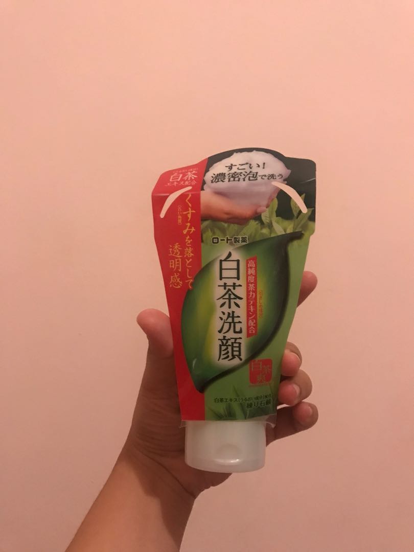 Rohto Shirochasou White Tea Face Wash, Kesehatan & Kecantikan, Kulit
