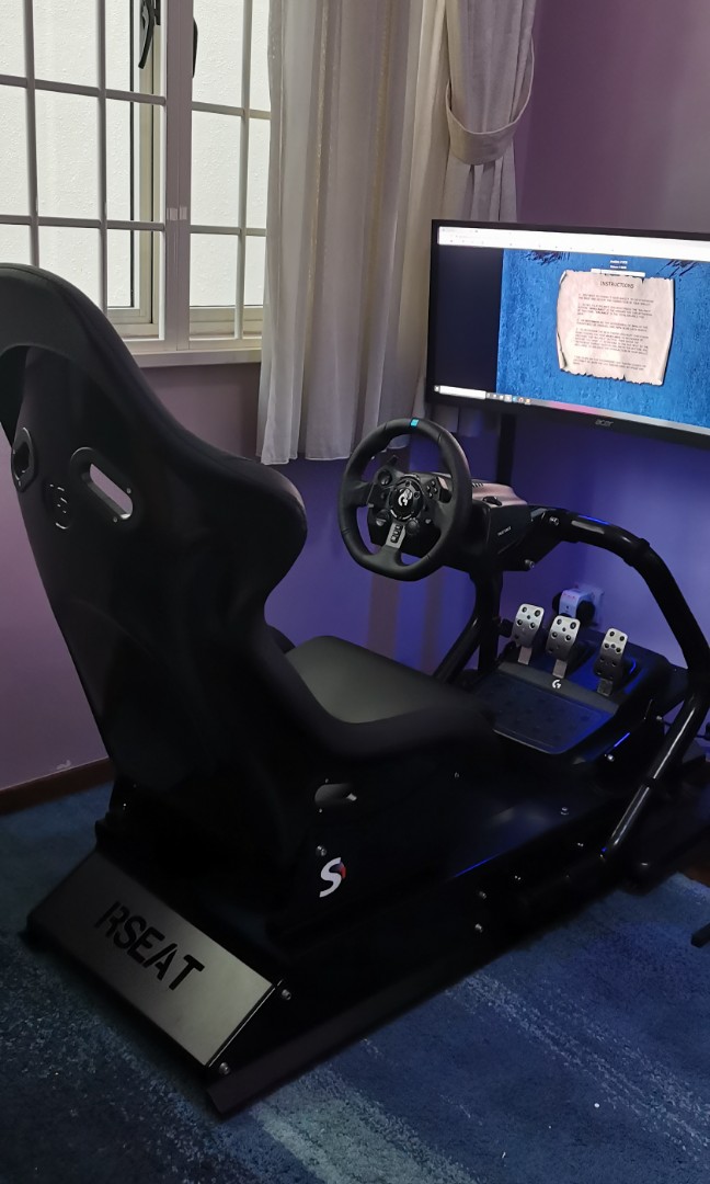 Rseat S1 Racing Sim Cockpit, Hobbies & Toys, Toys & Games on Carousell