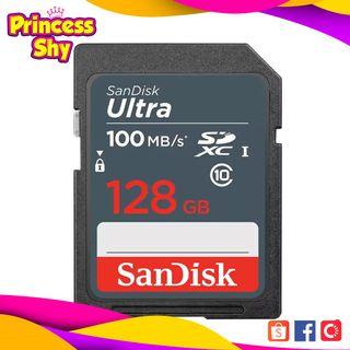 SanDisk 128GB Ultra SDXC UHS-I Memory Card 100mbps SDSDUNR-128G
