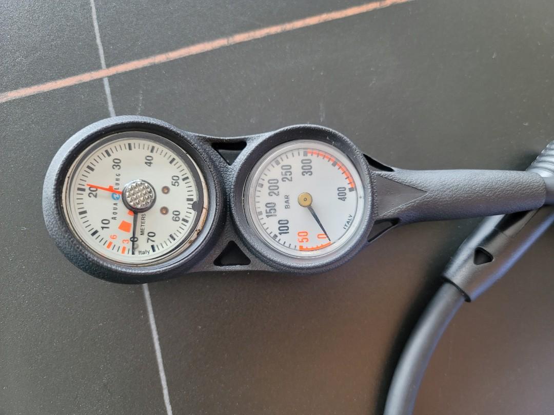 Scuba dual console Spg and depth gauge, Sports Equipment, Other Sports