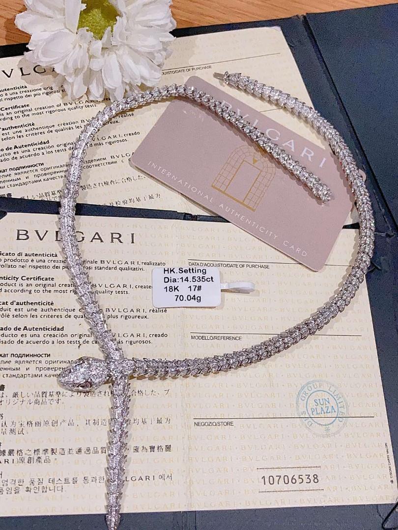 Serpenti Viper Bvlgari Wg Dia Necklace