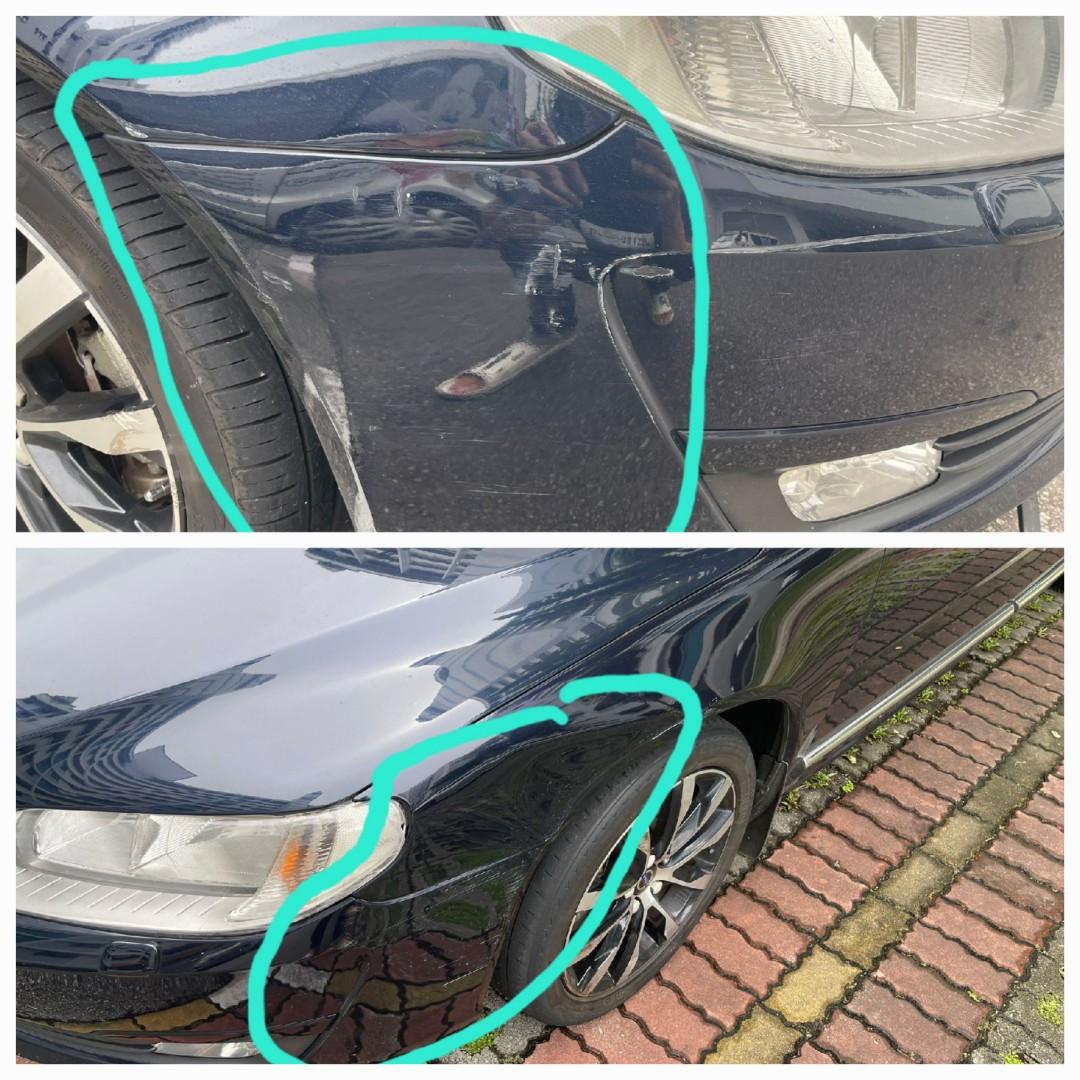 Spraypainting panel beating dent scratch accident repair spray paint panel beat, Car Accessories