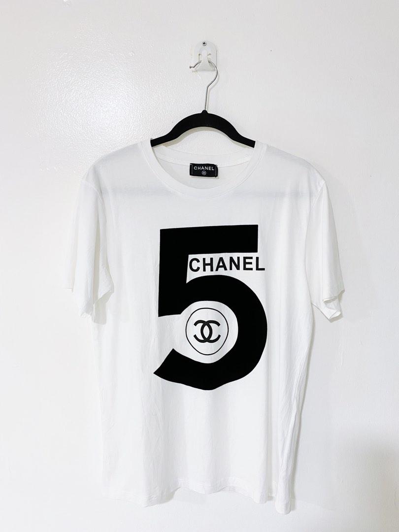 ⚜️SS 1987 VTG Chanel No 5 Shirt, Luxury, Apparel on Carousell