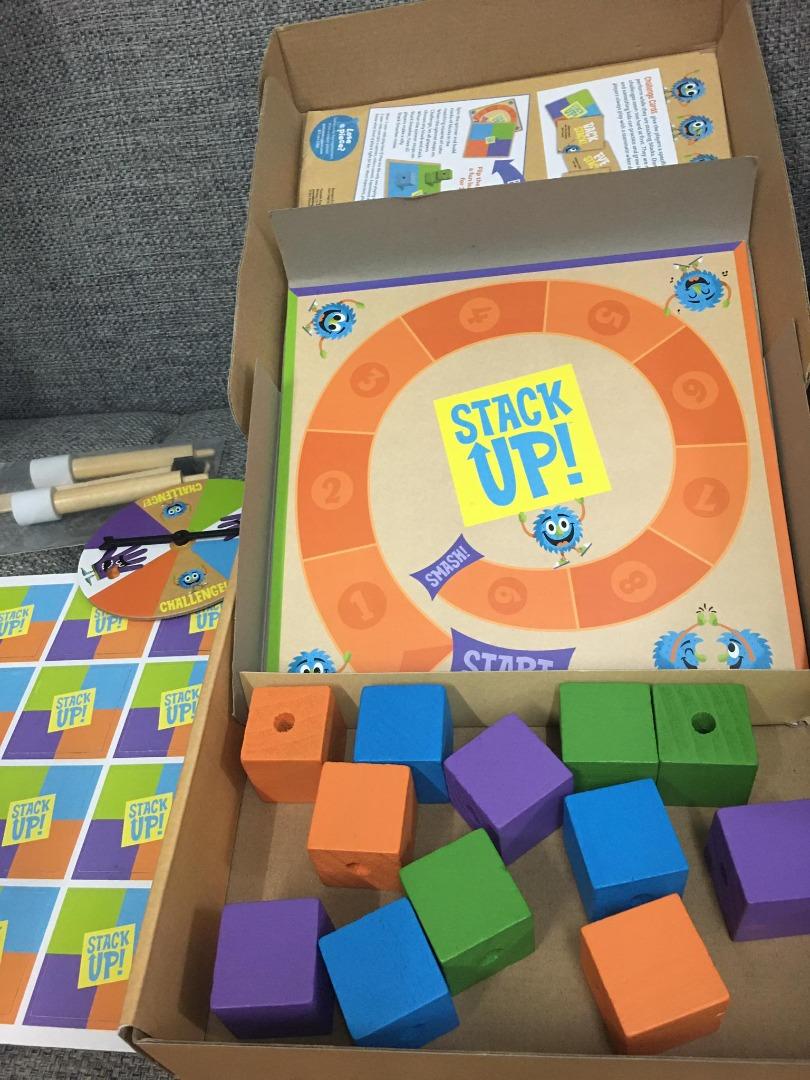 Stack Up Board Game (Award Winning Best Preschool Skills Builder Game
