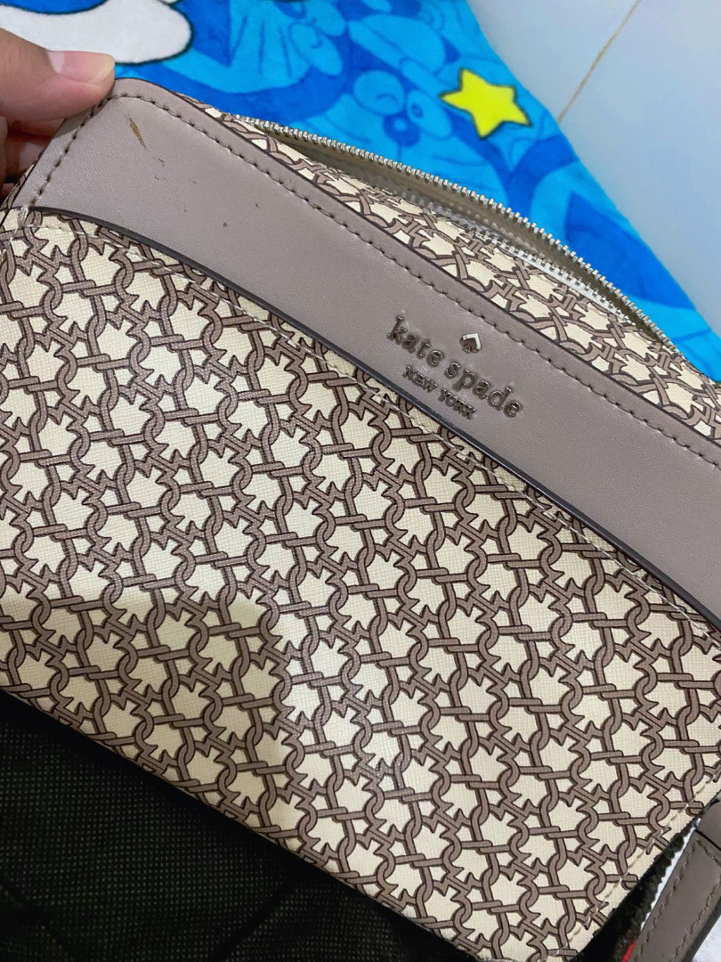 Tas Kate Spade Link Camera Bag White, Fesyen Wanita, Tas & Dompet di