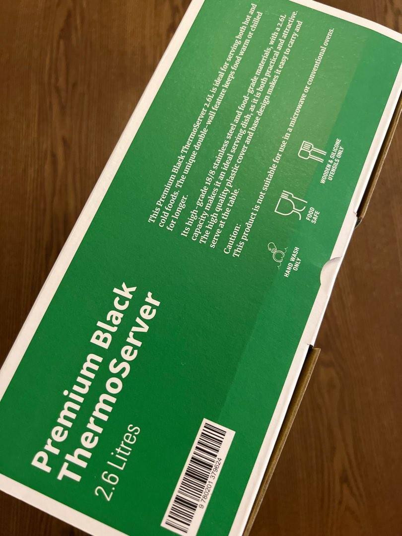 Thermomix Premium Black Thermoserver 2.6L, Furniture & Home Living