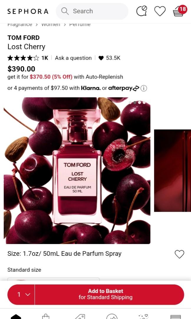 Tom Ford Lost Cherry, Beauty & Personal Care, Fragrance & Deodorants on  Carousell