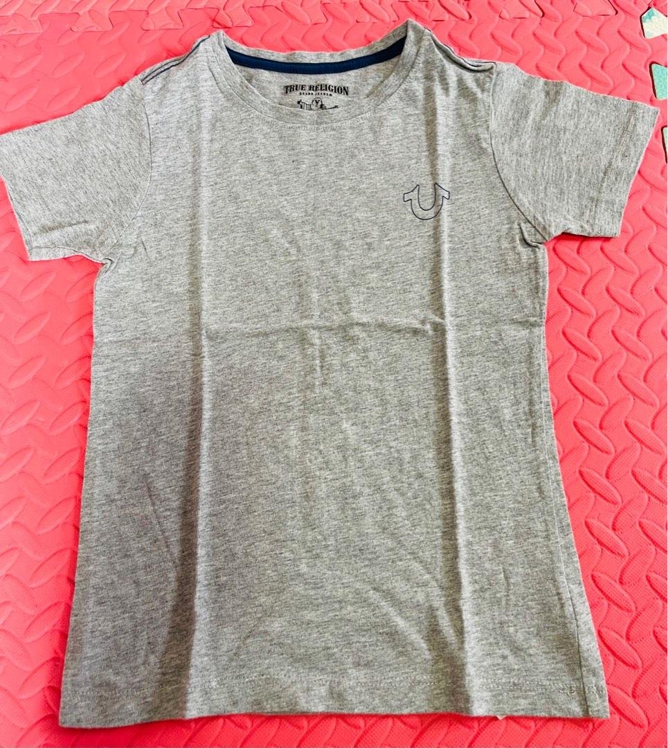 SALE!!! True Religion shirt (Category: Babies & Kids Fashion) located in Batangas. Submitted by GDW98 (Listing ID 1190587819, Image 2). Description: Brand: True Religion Condition: Gently used, no flaws Color: Gray Size: 6T RFS: outgrown MOP: bank transfer, gcash .