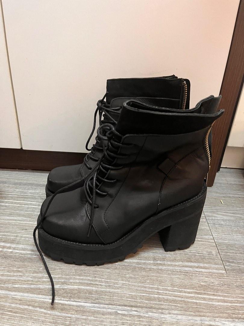 unif boots, 女裝, 鞋, 靴- Carousell