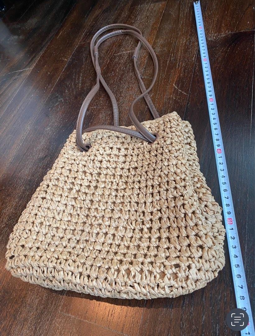 Uniqlo X IDLF ines de la fressange weave rattan bag, Women's