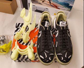 (us9.5) 全新 Acronym x Nike Blazer Low Olive 連兩個3D配件，低於原價。