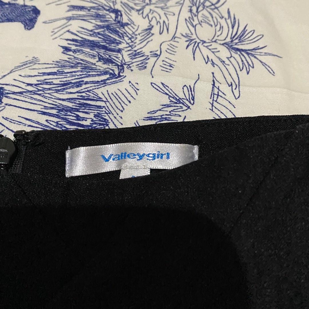 (003) Valley Girl Black Skirt / Rok Mini Hitam, Fesyen Wanita, Pakaian