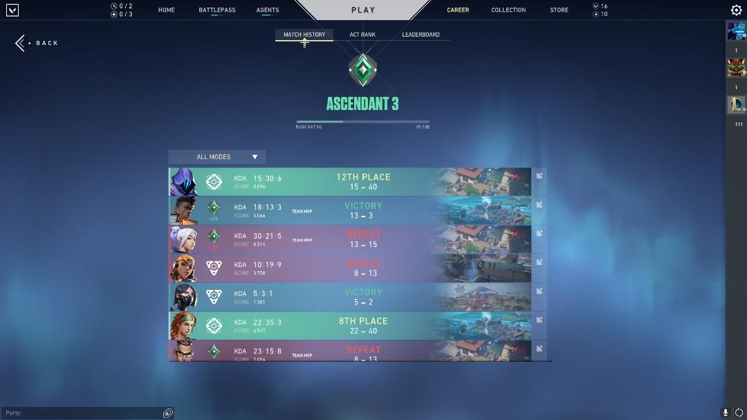 Valorant account ascendant 3 with skins, Video Gaming, Gaming Accessories, InGame Products on