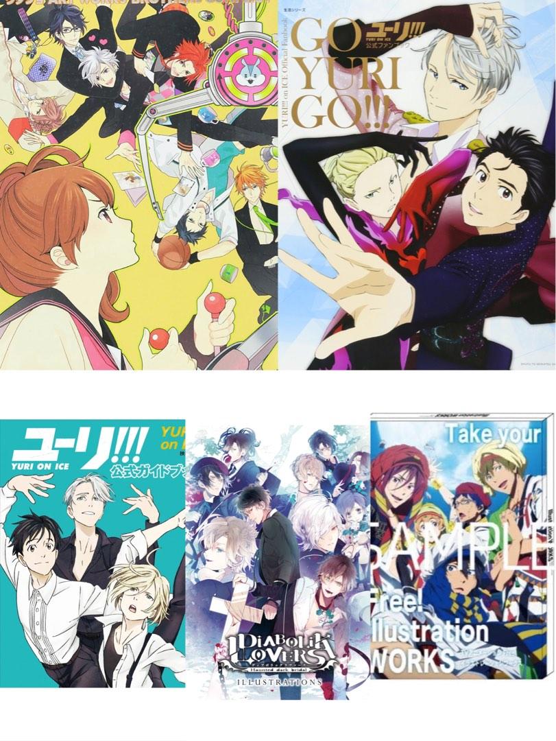 Various Anime Art Books (Yuri!! On Ice, Brothers Conflict, Free! Iwatobi  Swim Club, Diabolik Lovers), Hobbies & Toys, Memorabilia & Collectibles,  J-pop on Carousell