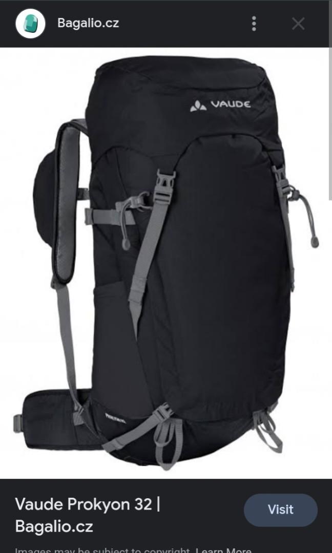 永久定番 VAUDE Prokyon 30 Backpack， Black 並行輸入品 バッグ