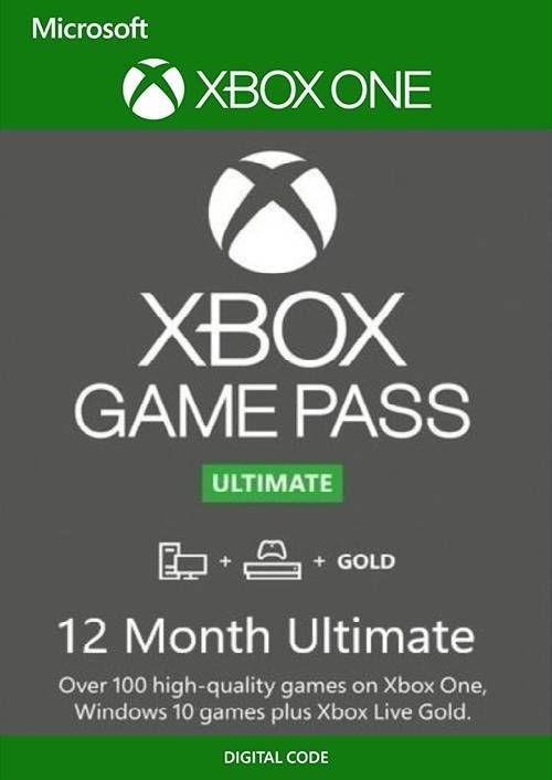 Xbox live ultimate game pass 12 month new arrivals