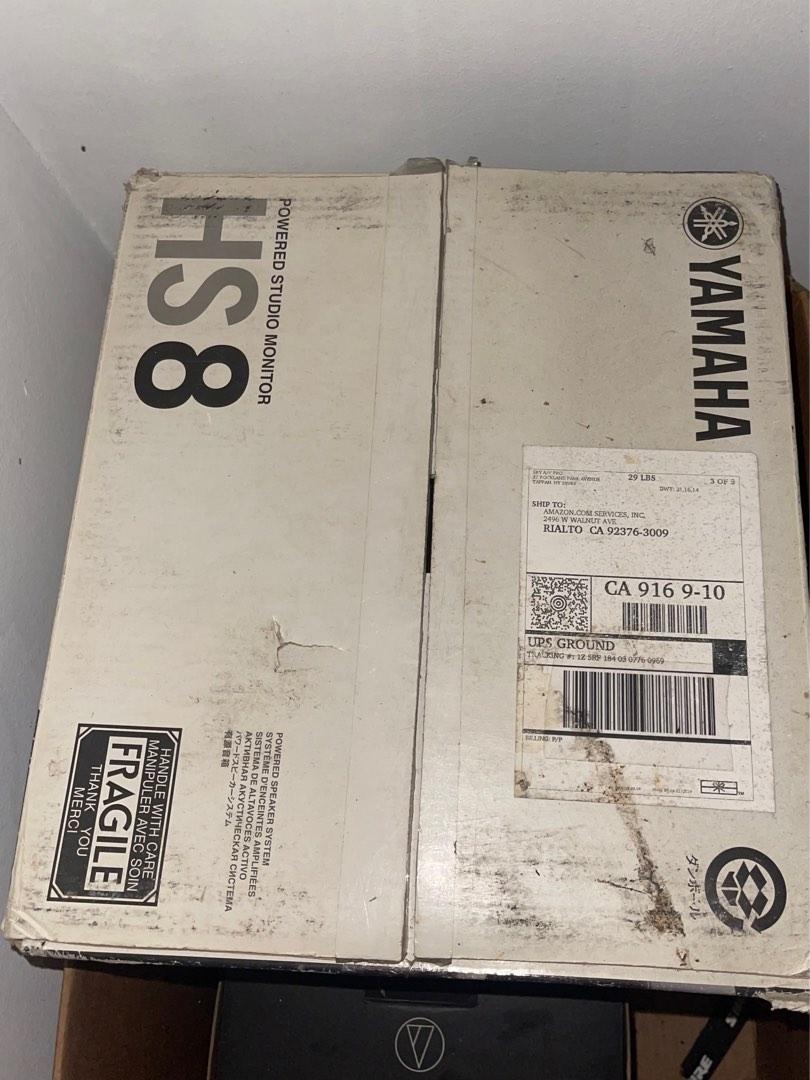 Yamaha HS8 Monitor Speaker w/ Free Isolation Pads, Audio, Soundbars