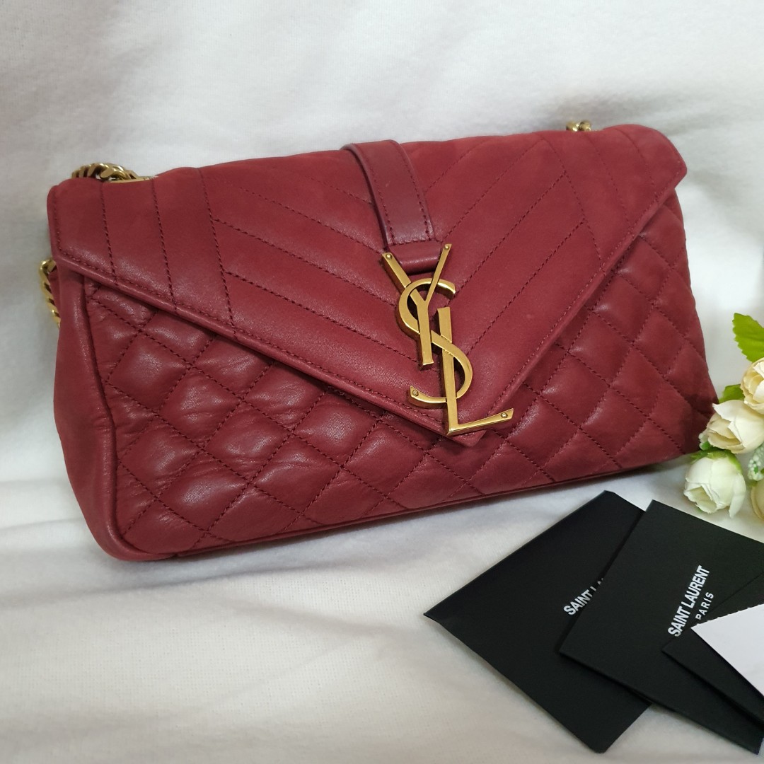 Brand New* YSL Medium Envelope Bag, Luxury, Bags & Wallets on Carousell