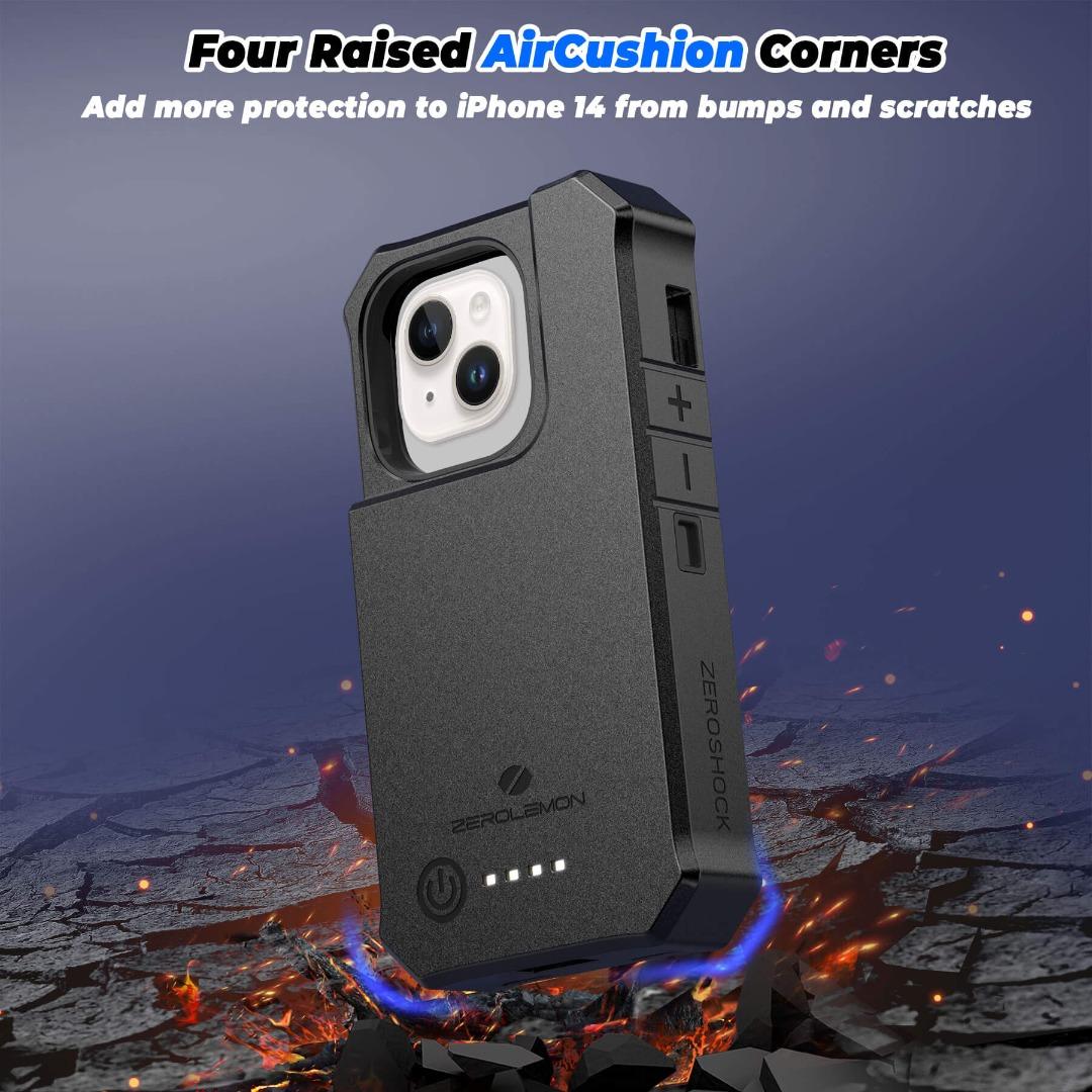 ZeroLemon 10000mAh Battery Case for iPhone 14, iPhone 14 Pro, iPhone 13