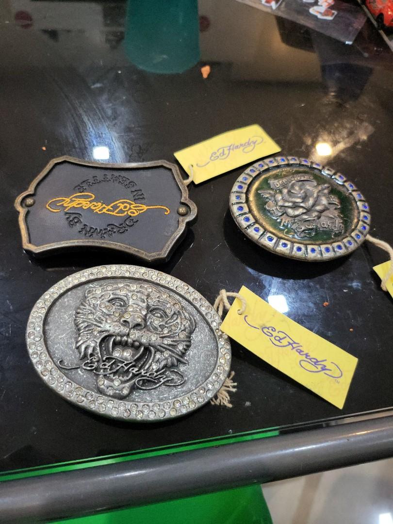 Ed hardy belt outlet buckle