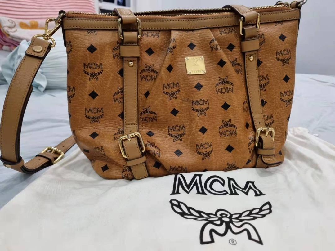 Mcm two way bag discount