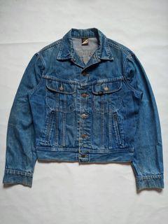 1980s Vintage Lee Riders Denim Jacket/ Trucker Jeans