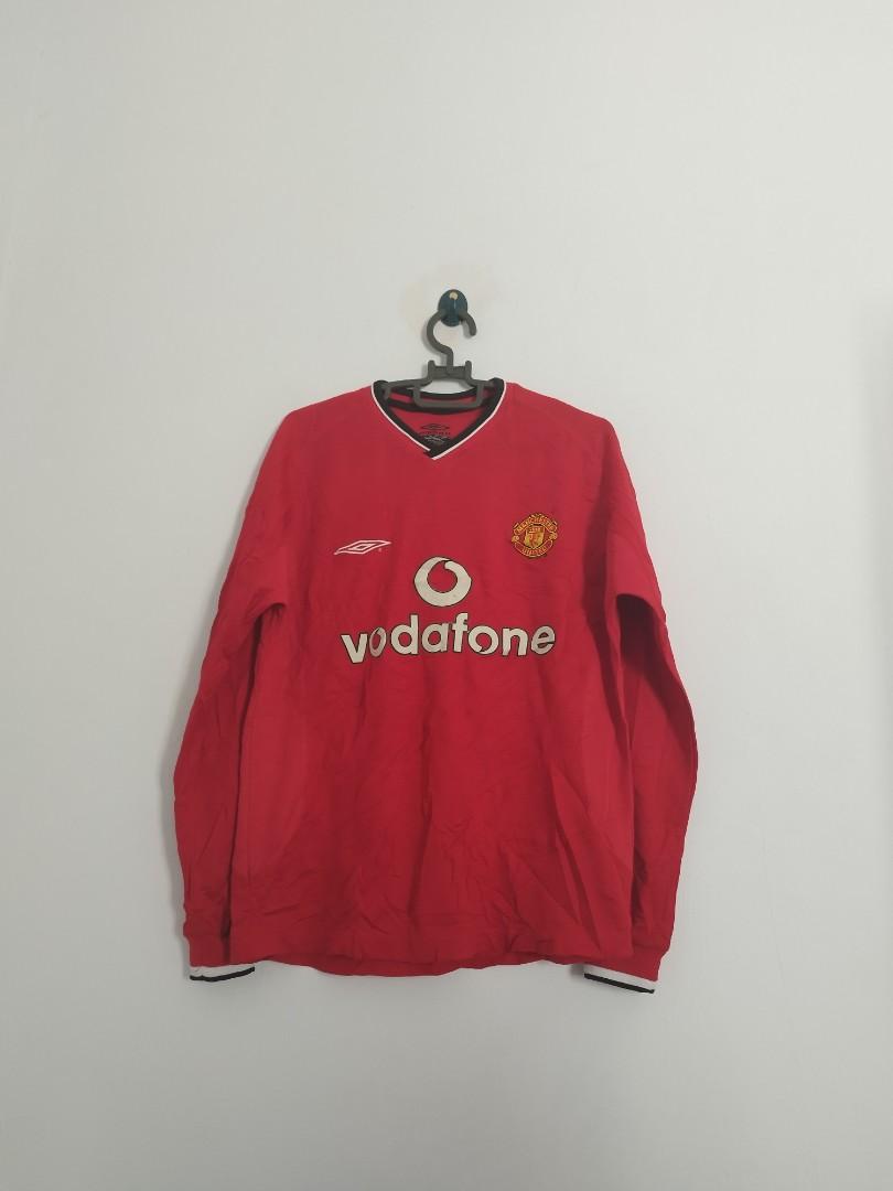 2000-2002 Manchester United Umbro Vodafone Jersey, Men's Fashion
