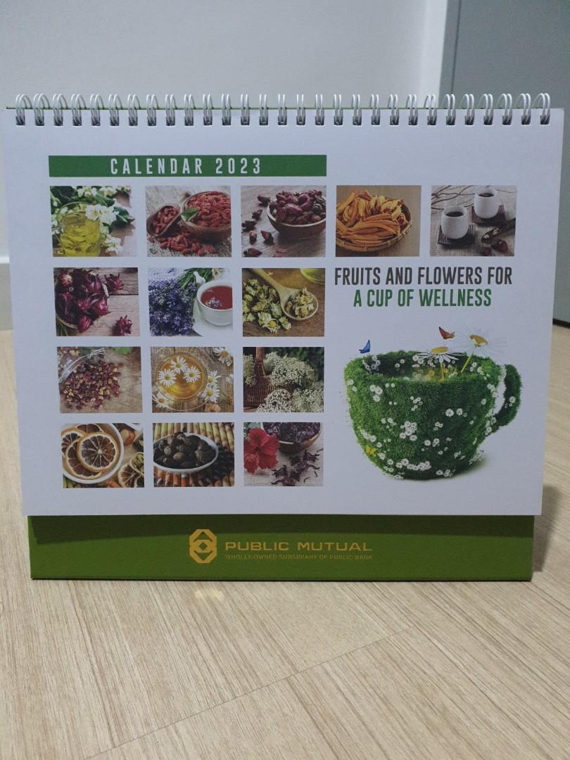 2023 Public Mutual Calendar, Hobbies & Toys, Stationery & Craft