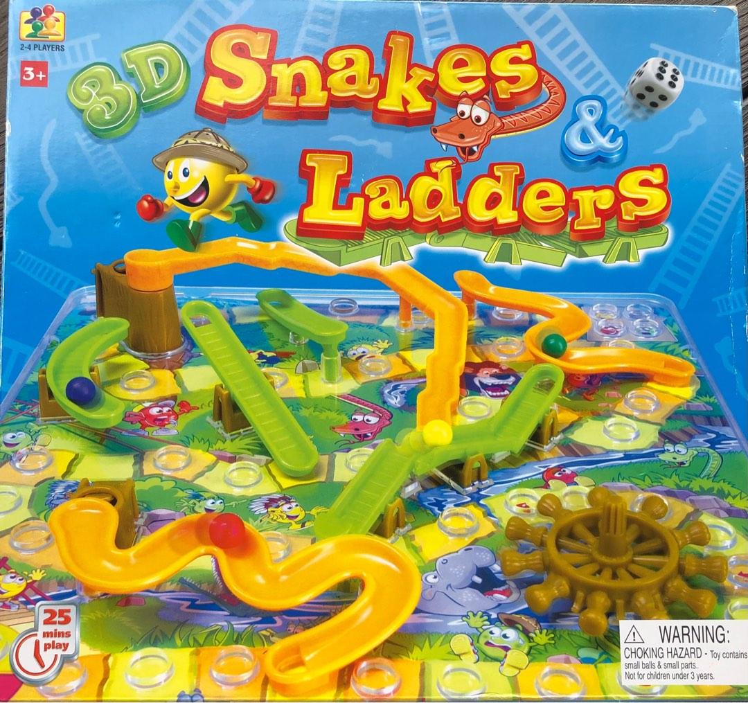 3D snakes and ladder, Hobbies & Toys, Toys & Games on Carousell
