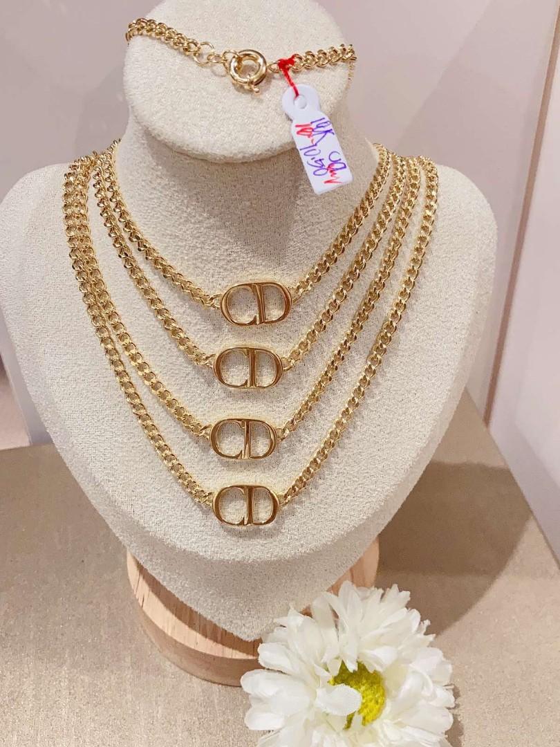 4L Christian Dior Necklace K18 Women s Fashion Jewelry Organizers Necklaces on Carousell