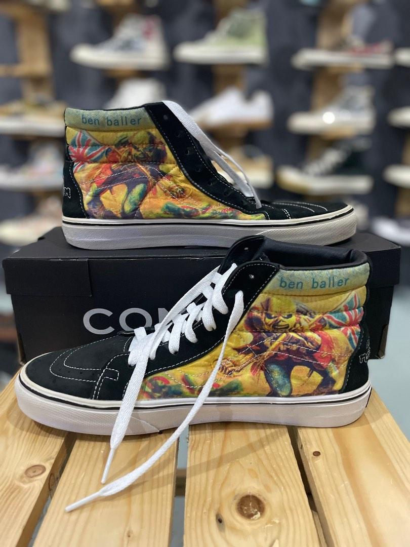 Vans sk8 hi iron sales maiden