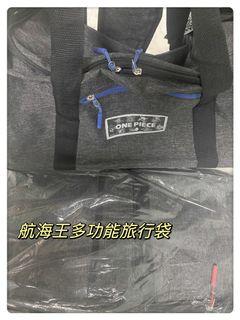 「齊齊百貨」航海王多功能旅行袋 正版 潮流時尚 多功能乾濕分離旅行袋 旅行收納袋 肩背旅行袋 手提旅行袋
