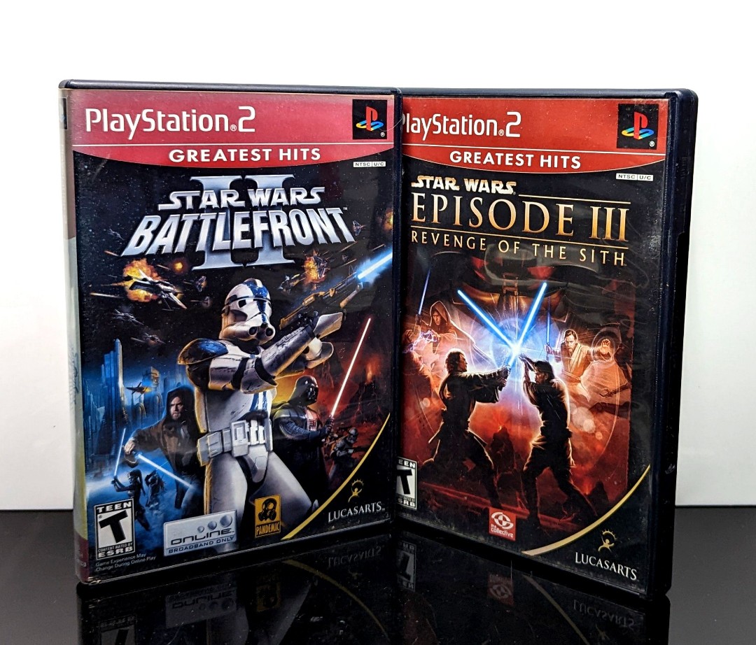 面交/順豐到付] 美版PS2 Star Wars x2 US ENGLISH, 電子遊戲, 電子遊戲