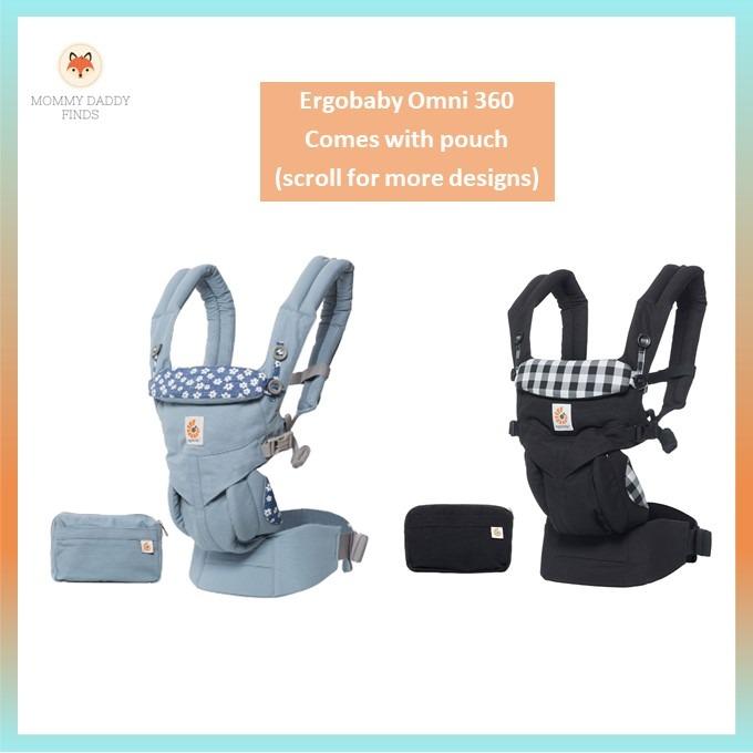 USA imported Ergobaby Omni 360 All in One Newborn Baby Carrier Gingham Daisy
