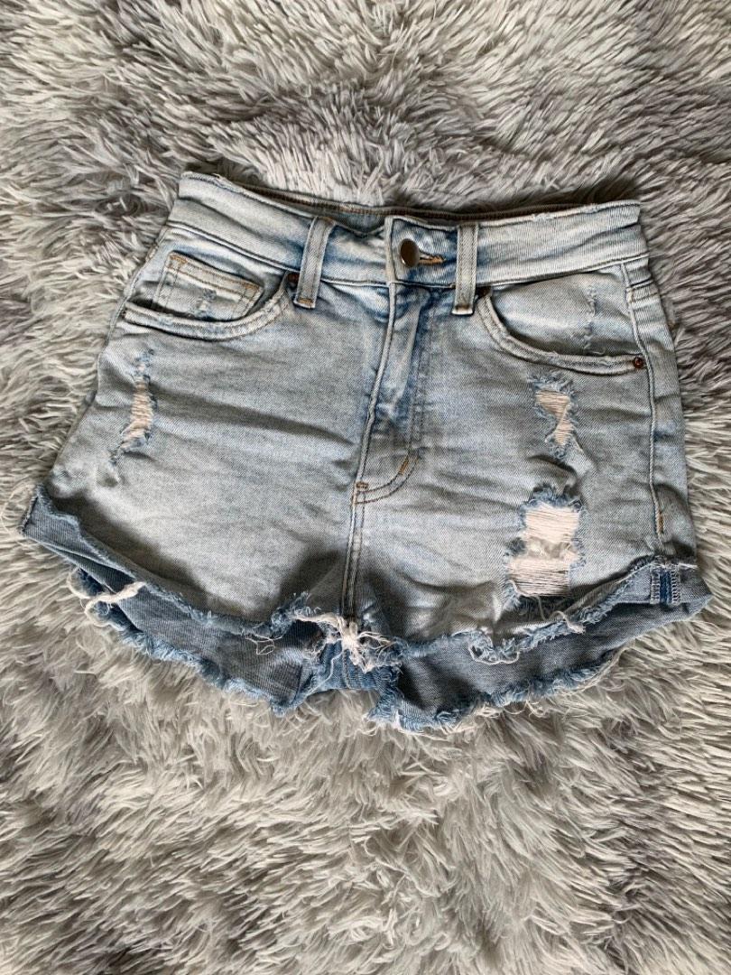 H&m ripped shop shorts