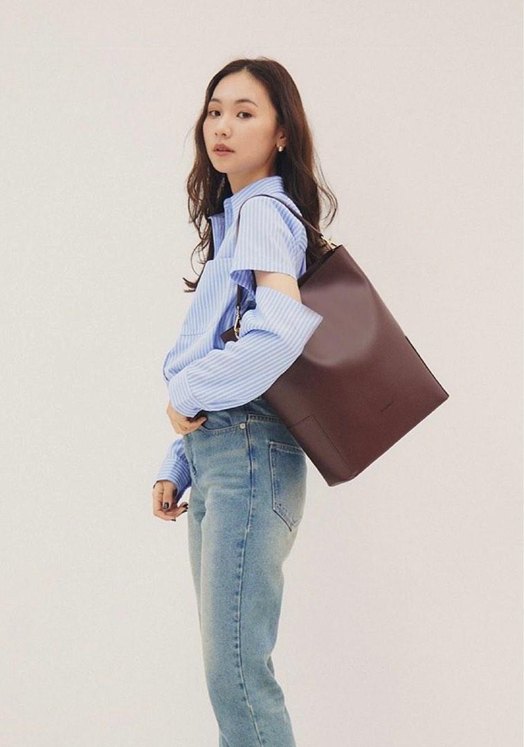 日本Randeboo bucket bag 手袋可放A4 size Made in Korea, 女裝, 手袋
