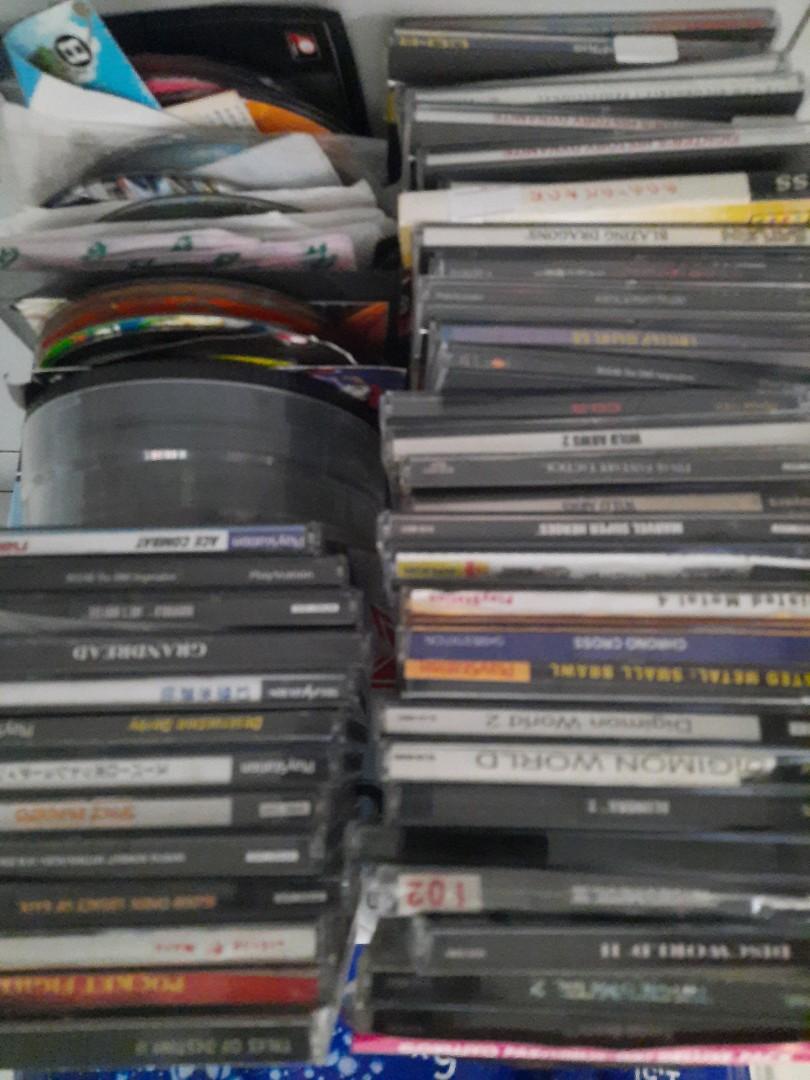 About 150 cds dvds ps1 ps2, Video Gaming, Video Games, PlayStation on