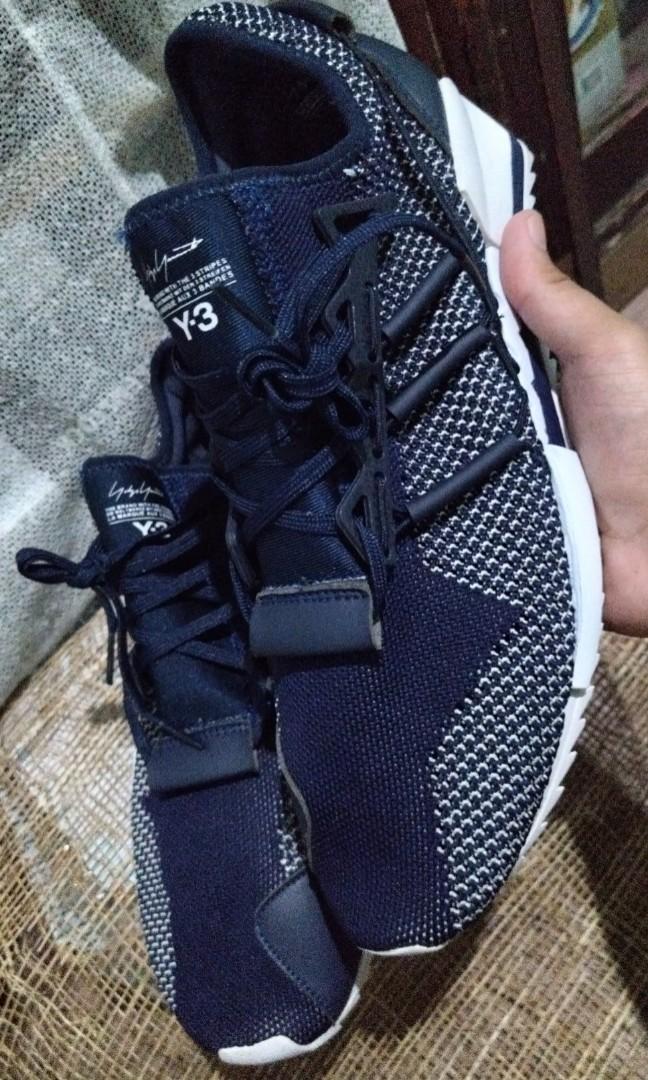 Adidas Y 3 Blue White Sneakers Men s Fashion Footwear Sneakers