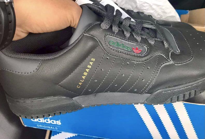 adidas gazelle silver green womens ADIDAS YEEZY POWERPHASE CALABASAS CORE BLACK SNEAKERS EU 38  UK 5.5 US 6
