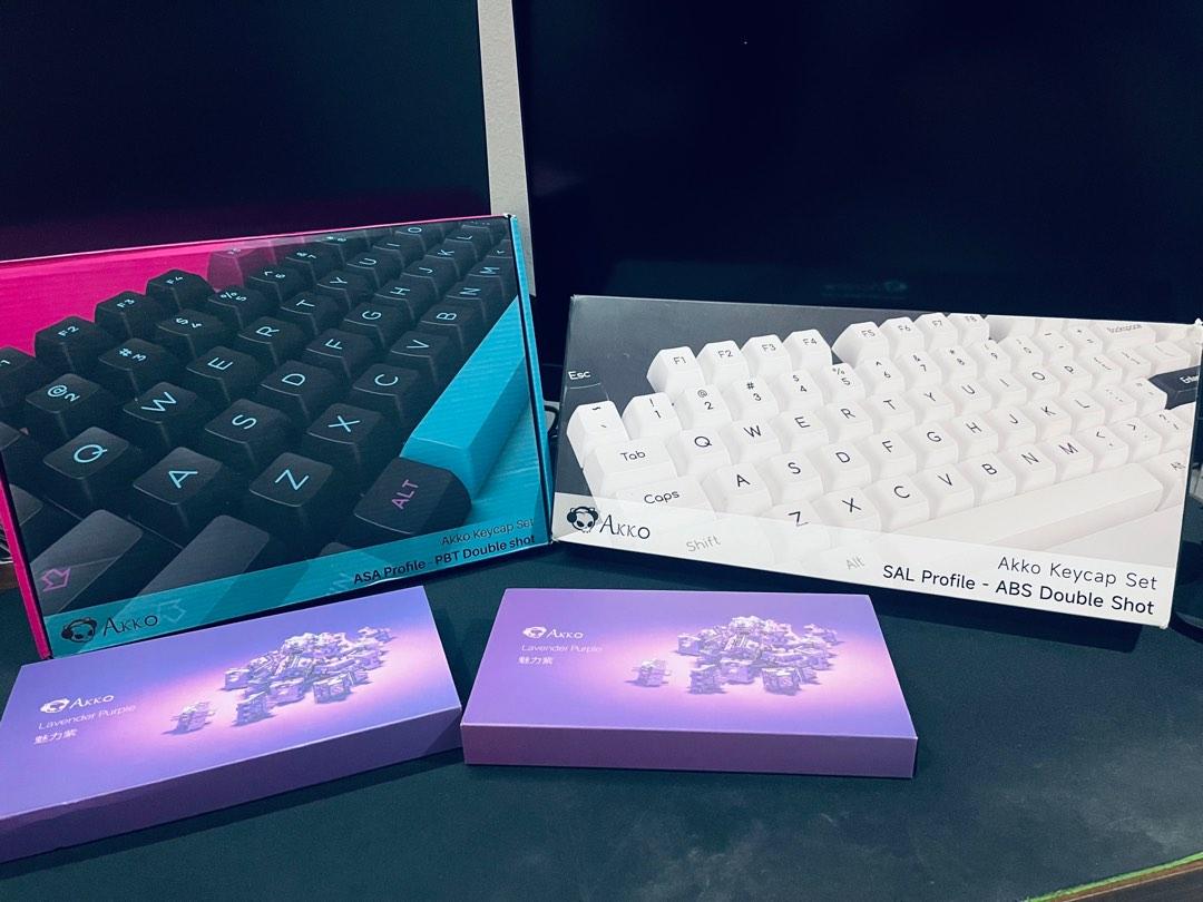Akko Lavender Purple Tactile Lubed, Computers & Tech, Parts