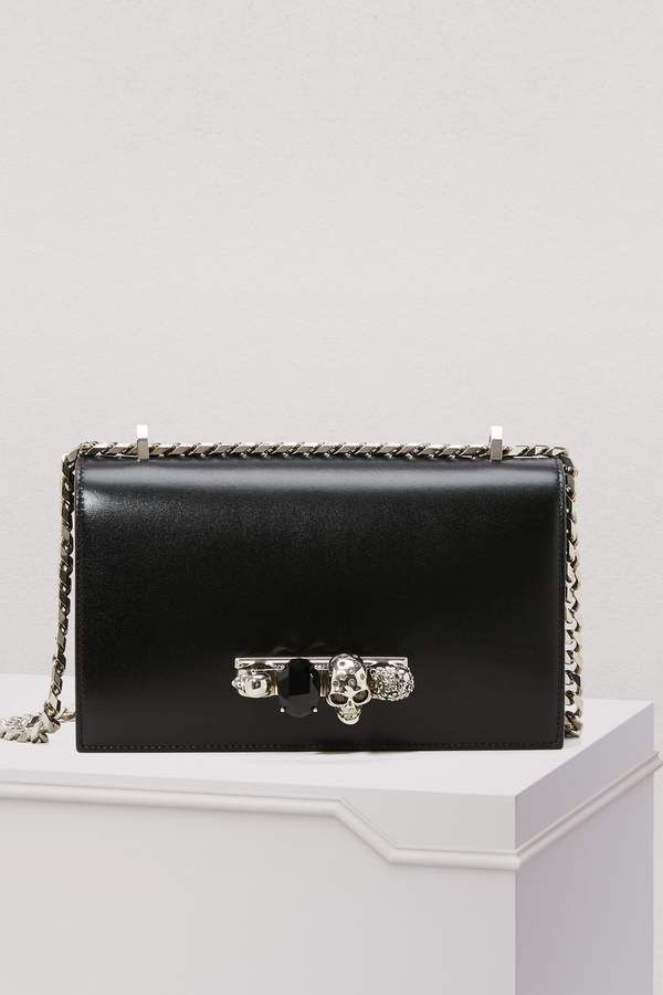 Alexander McQueen Leather Jewell Satchel Bag, Luxury, Bags & Wallets on ...