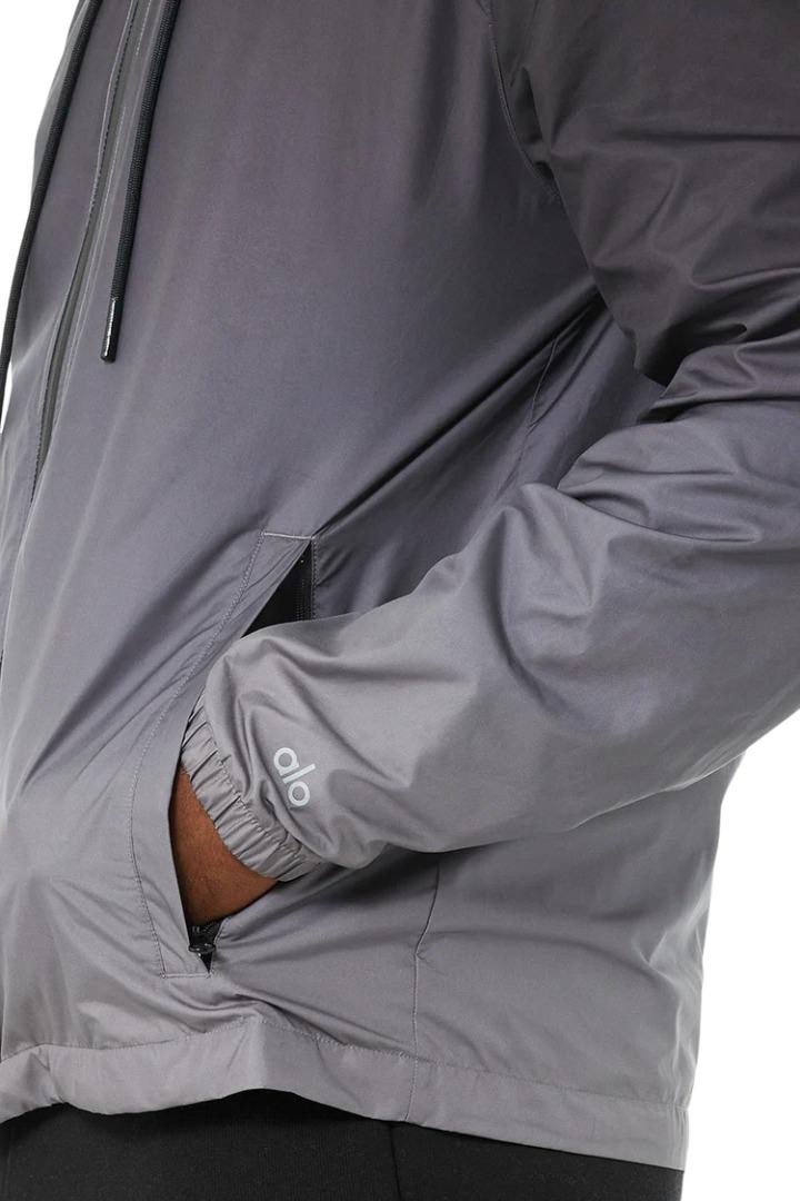 ALO Yoga Men #39 s Advent Circuit Jacket (Black/Anthracite S) 男裝 運動服裝