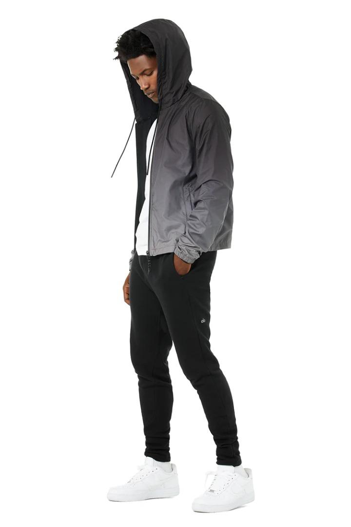 ALO Yoga Men #39 s Advent Circuit Jacket (Black/Anthracite S) 男裝 運動服裝