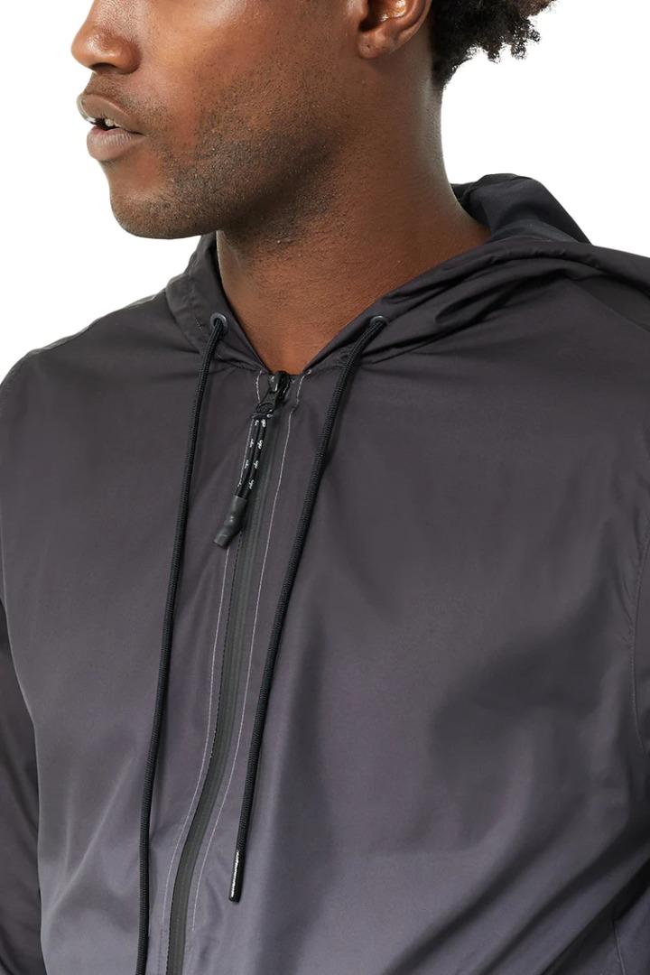 ALO Yoga Men #39 s Advent Circuit Jacket (Black/Anthracite S) 男裝 運動服裝