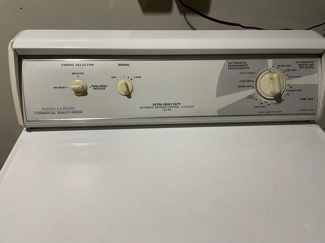 American Home Commercial Dryer (LPG), TV & Home Appliances, Washing