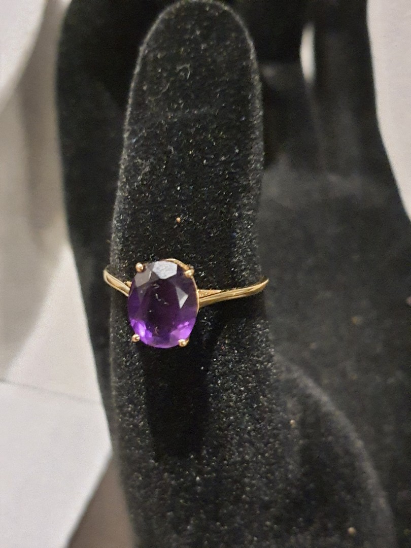 Amethyst Ring K18 REPRICED!! from 10,200 now 9,200 💍, Women's