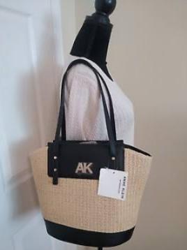 Calvin klein sales straw handbags